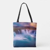 Godafoss, IJslandse waterval Tote Bag (Achterkant)