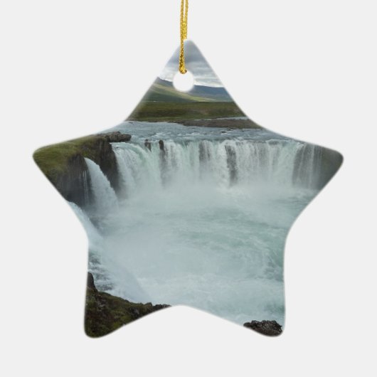Godafoss Keramisch Ornament (Voorkant)
