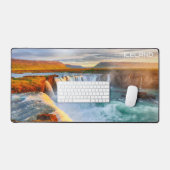 Godafoss Waterfall, IJsland Bureaumat (Keyboard & Muis)