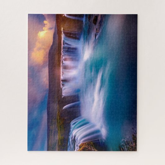 Godafoss Waterfall IJsland Jigzaag Puzzle Legpuzzel (Verticaal)