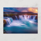 Godafoss Waterfall, IJsland prachtig landschap Briefkaart (Voorkant)