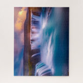 Godafoss Waterfall, IJsland prachtig landschap Legpuzzel (Verticaal)