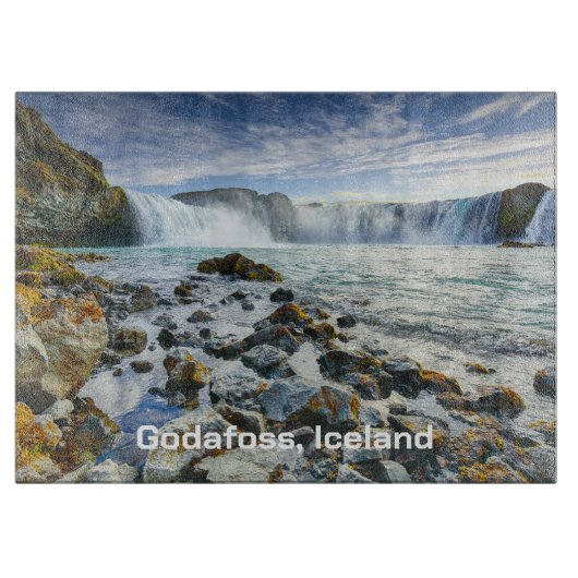 Godafoss Waterfall, IJsland Snijplank (Voorkant)