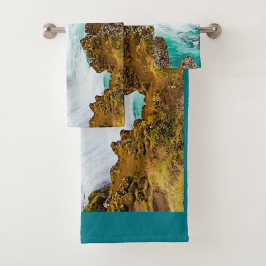 Godafoss waterval, IJsland Bad Handdoek (Insitu)