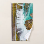 Godafoss waterval, IJsland Bad Handdoek (Handdoek)