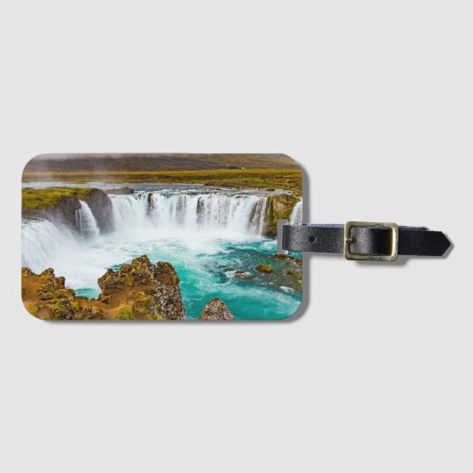 Godafoss waterval, IJsland Bagagelabel (Voorkant (horizontaal))