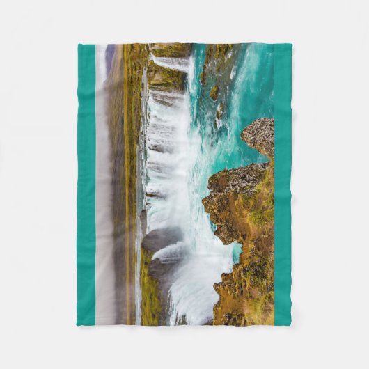 Godafoss waterval, IJsland Fleece Deken (Voorkant)