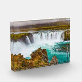 Godafoss waterval, IJsland Fotoblokken