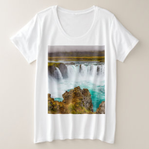 Godafoss waterval, IJsland Grote Maat T-shirt