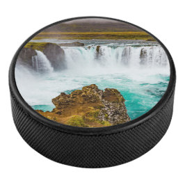 Godafoss waterval, IJsland Hockey Puck