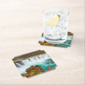 Godafoss waterval, IJsland Kartonnen Onderzetters (Insitu)