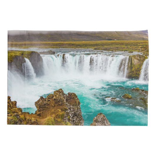 Godafoss waterval, IJsland Kussensloop (Achterkant)