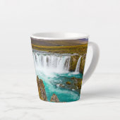 Godafoss waterval, IJsland Latte Mok (Rechterhoek)