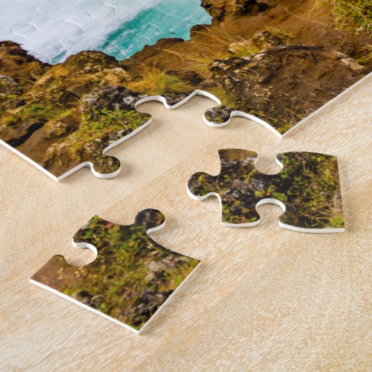 Godafoss waterval, IJsland Legpuzzel (Zijkant)