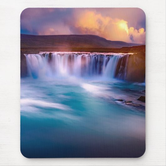 Goðafoss Waterval IJsland Muismat (Voorkant)