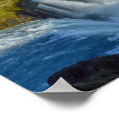 Godafoss-waterval, IJsland Poster (Hoek)