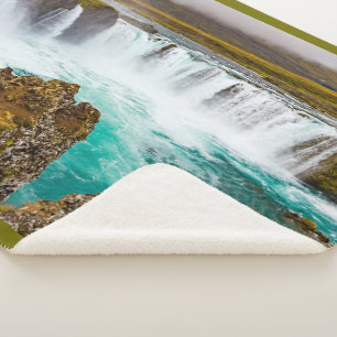 Godafoss waterval, IJsland Sherpa Deken