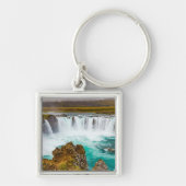 Godafoss waterval, IJsland Sleutelhanger (Voorkant)