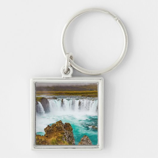 Godafoss waterval, IJsland Sleutelhanger (Voorkant)