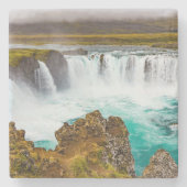 Godafoss waterval, IJsland Stenen Onderzetter (Voorkant)
