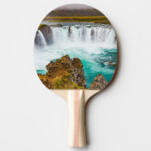 Godafoss waterval, IJsland Tafeltennisbatje (Achterkant)