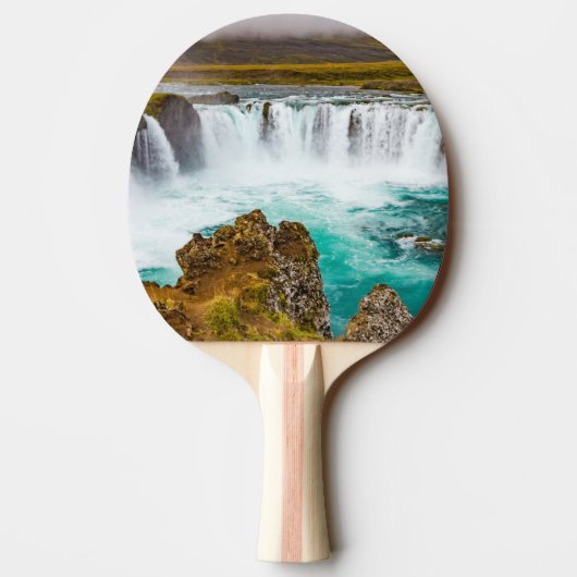 Godafoss waterval, IJsland Tafeltennisbatje (Achterkant)