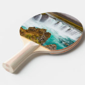 Godafoss waterval, IJsland Tafeltennisbatje (Voorkant Gekanteld)