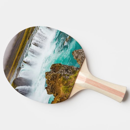 Godafoss waterval, IJsland Tafeltennisbatje (Zijkant)