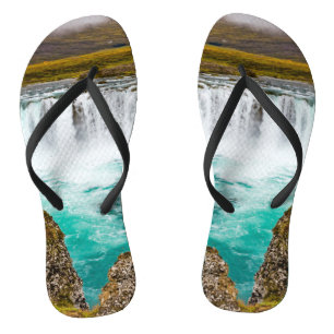 Godafoss waterval, IJsland Teenslippers