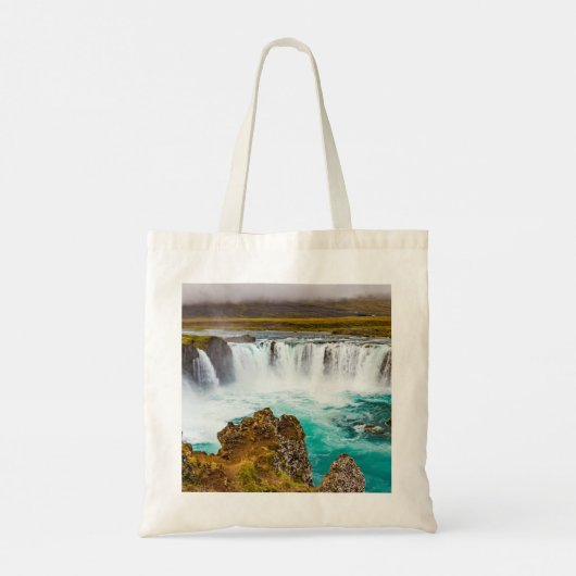 Godafoss waterval, IJsland Tote Bag (Achterkant)