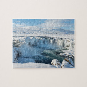 Godafoss Waterval Landschap Legpuzzel
