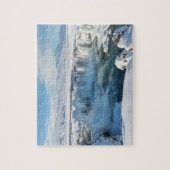 Godafoss Waterval Landschap Legpuzzel (Verticaal)