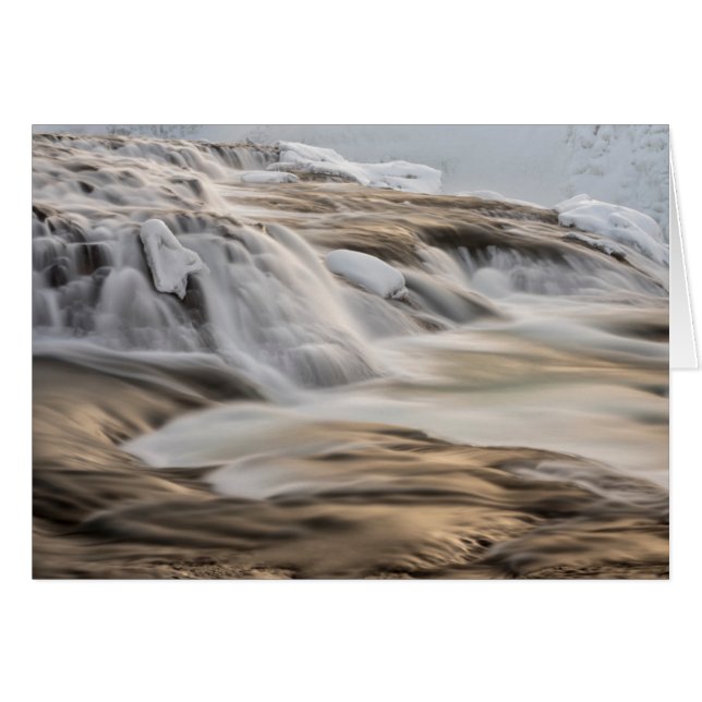 Godafoss-waterval, winter, IJsland (Voorkant Horizontaal)