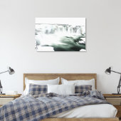 Godafoss-waterval, winter, IJsland 4 Canvas Afdruk (Insitu (Slaapkamer))