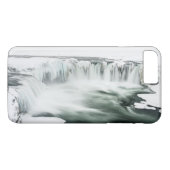 Godafoss waterval, winter, IJsland Case-Mate iPhone Case (Achterkant (Horizontaal))