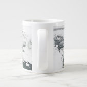 Godafoss waterval, winter, IJsland Grote Koffiekop (Achterkant)