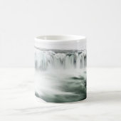 Godafoss waterval, winter, IJsland Koffiemok (Center)