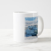 Godafoss Watervallandschap Grote Koffiekop (Voorkant rechts)