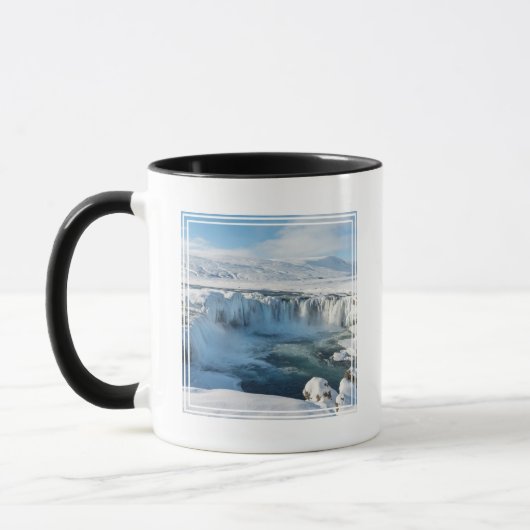 Godafoss Watervallandschap Mok (Links)