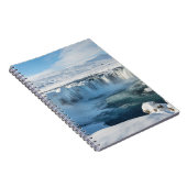 Godafoss Watervallandschap Notitieboek (Rechterzijde)