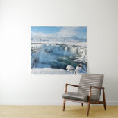 Godafoss Watervallandschap Wandkleed (In Situ (horizontaal))