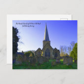 Godalming Church of England, Midday Briefkaart (Voorkant / Achterkant)