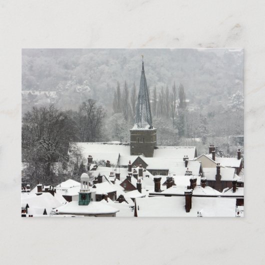 Godalming Snow Briefkaart (Voorkant)