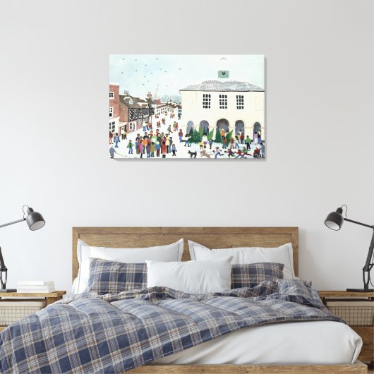 Godalming Surrey Canvas Afdruk (Insitu (Slaapkamer))