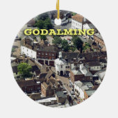 Godalming Surrey England Keramisch Ornament (Achterkant)