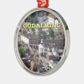 Godalming Surrey England Metalen Ornament (Links)