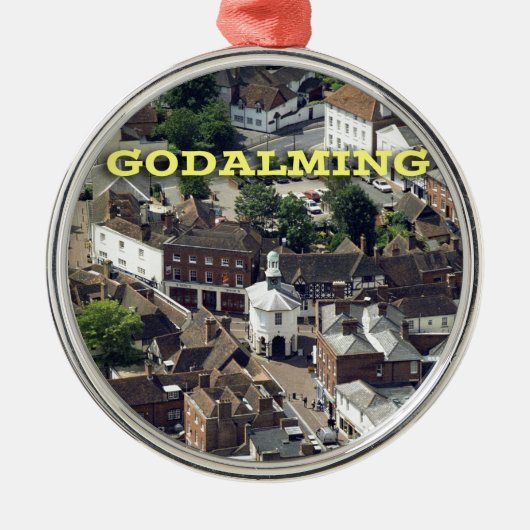 Godalming Surrey England Metalen Ornament (Voorkant)