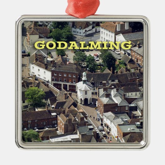 Godalming Surrey England Metalen Ornament (Voorkant)
