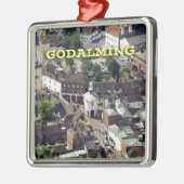 Godalming Surrey England Metalen Ornament (Links)
