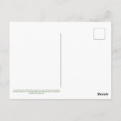 Godart's Colias Butterfly Briefkaart (Achterkant)